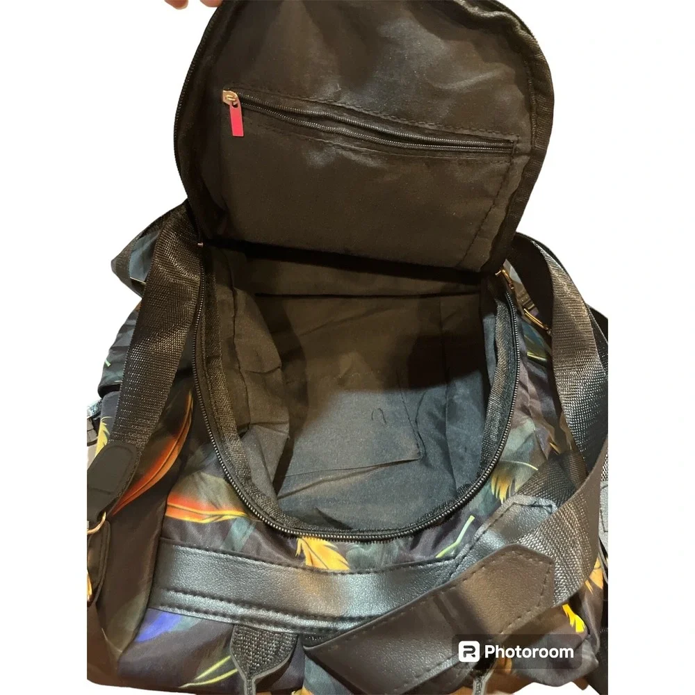 POABA‎ Anti-theft backpack Handle/Strap Oxford Slit Pockets Zipper Closure